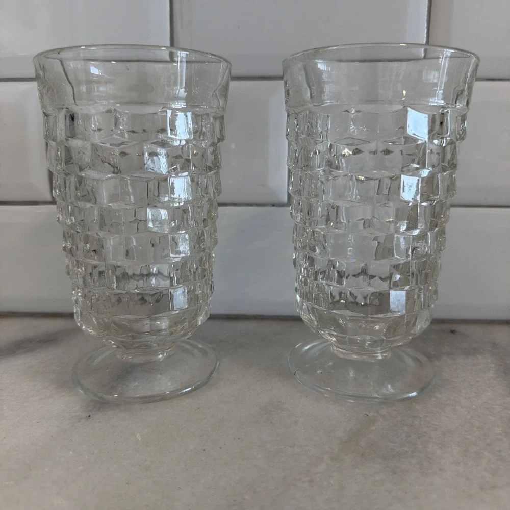 Set Of 3 WHITEHALL AMERICAN ICED TEA WATER GLASSES 6